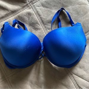 36D Victorias Secret Bombshell Push Up Bra Royal Blue
